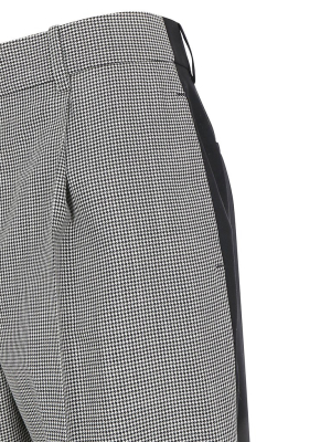 Givenchy Houndstooth Contrasted Back Pants