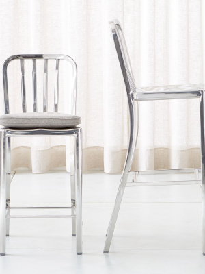 Delta Mirror Counter Stool