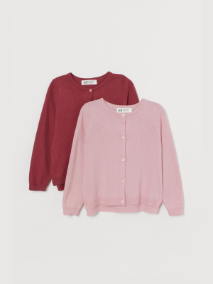 2-pack Cotton Cardigans