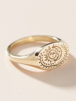 Claus Eclipse Signet Ring