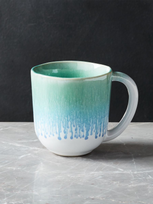 Caspian Aqua Reactive Glaze Mug