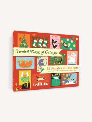 12 Puzzles In One Box: Twelve Days Of Catmas