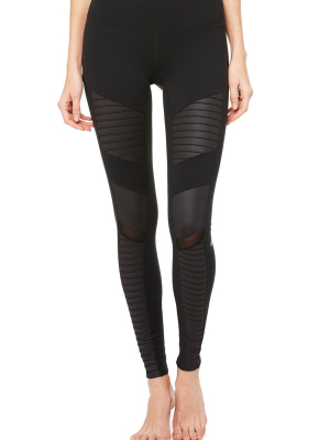 Moto Legging - Black/black Glossy