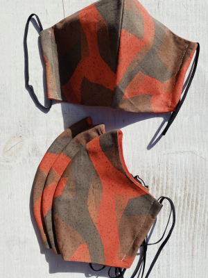 Reversible Cloth Face Mask: Geo Camo