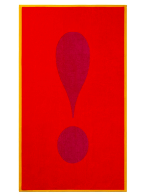 Exclamation Towel Orange 0019