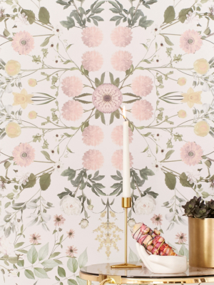Daniella Floral Removable Wallpaper