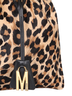 Moschino Animal Printed Bucket Bag