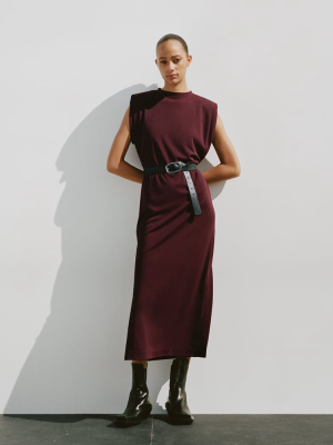 Dress With Shoulder Pads