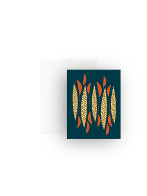 Mezzaluna Studio Greeting Card - Kayak