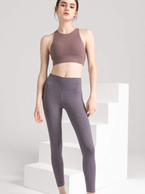 Powdered Violet Mosaic Leggings