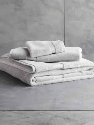 Slattery Silver Grey Bath Towels