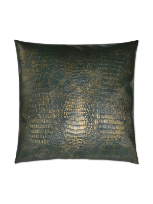 D.v. Kap Gilded Gator Pillow - Available In 2 Colors