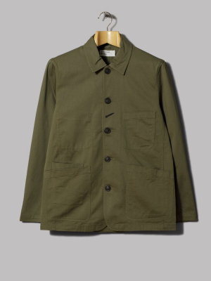 Universal Works Bakers Jacket (olive)