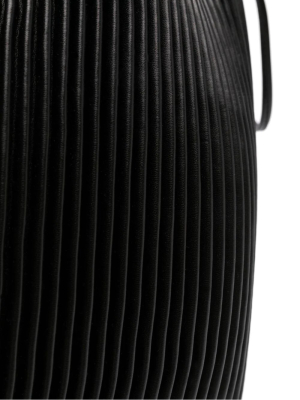 Redvalentino Pleated Detailed Bucket Bag