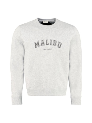 Saint Laurent Malibu Print Sweatshirt