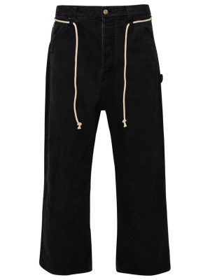 Ambush Wide Leg Drawstring Jeans