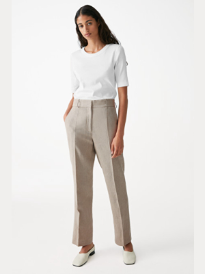 Straight Linen Pants