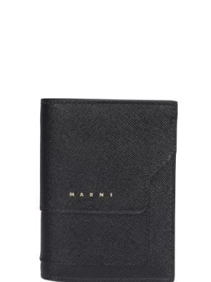 Marni Logo Printed Bi-fold Wallet