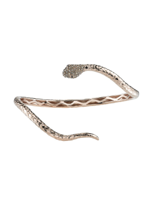 Gold Wrap Snake Cuff