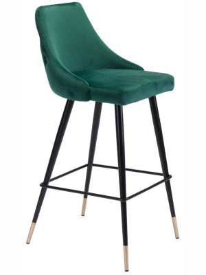 Piccolo Bar Chair, Green