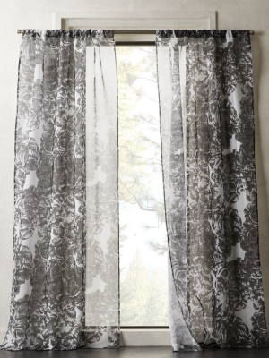 Rosny Floral Curtain Panel