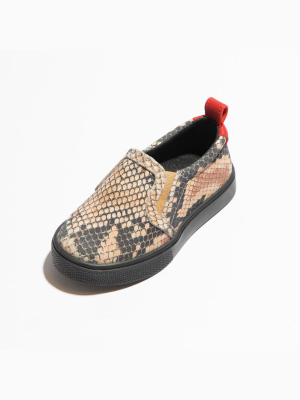 Snakeskin Classic Slip On Sneaker  | Final Sale