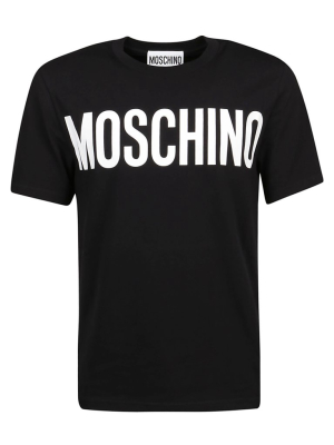 Moschino Logo Print Crewneck T-shirt