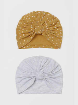 2-pack Cotton Turbans