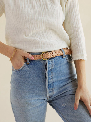 Women's Talia Braided Belt - Natural