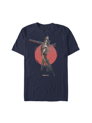 Men's Star Wars The Mandalorian Ig-11 Dusty Sunset T-shirt