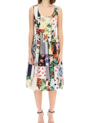 Dolce & Gabbana Floral Patchwork Dress