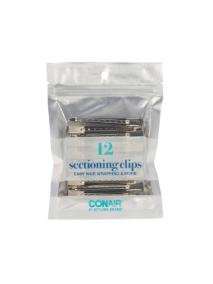 Conair Metal Styling Clips Value Pack - 12pc