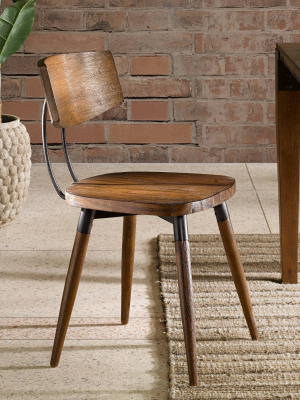 Set Of 2 Frazier Dining Chairs Brown