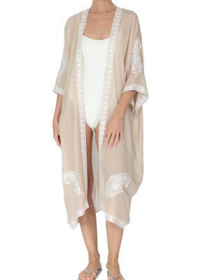 Embroidered Babani Cover Up