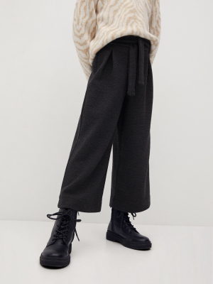 Bow Culottes Pants