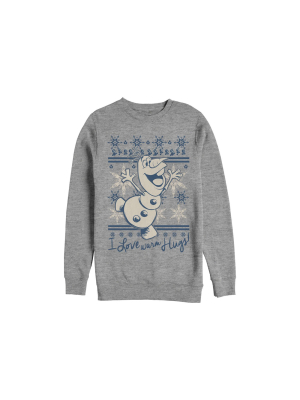 Women's Frozen Christmas Warm Hugs Sweatshirt