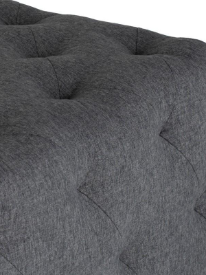 Square Tufty Ottoman In Various Colors