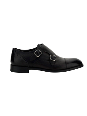 Ermenegildo Zegna Buckle-strapped Derby Shoes