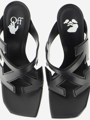 Off-white Arrow Sandals