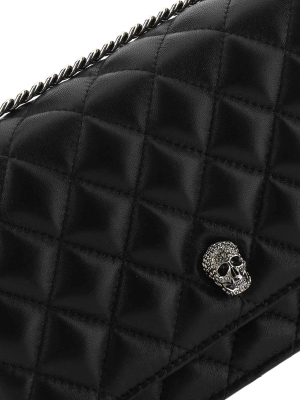 Alexander Mcqueen Skull Quilted Small Crossbody Bag