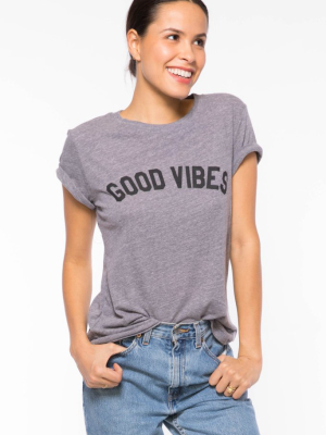 Good Vibes Classic Tee - Hthr