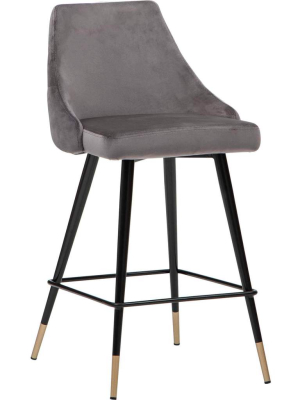 Piccolo Counter Chair, Dark Gray