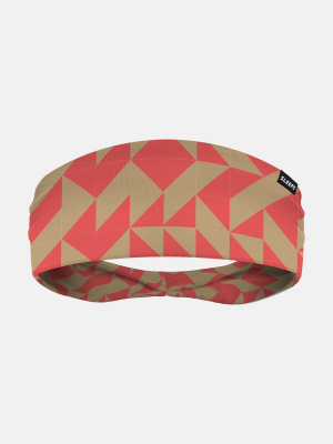 Abstract Salmon Headband