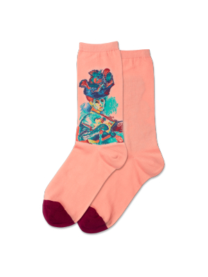 Women's Woman With A Hat Crew Socks