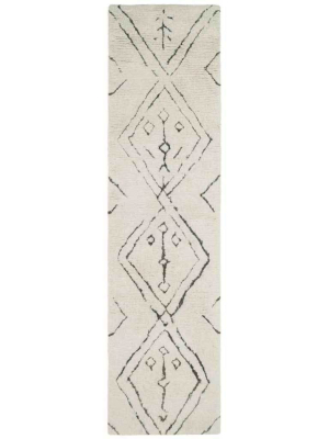 Casablanca Runic Ivory/multi Runner Rug