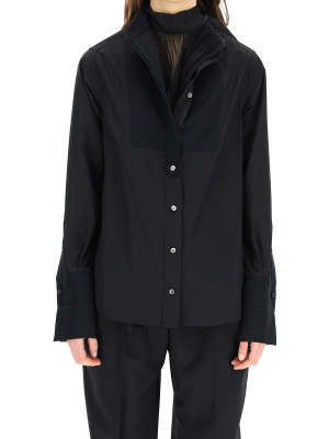 Sacai Pleated Long-sleeve Shirt