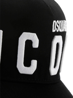 Dsquared2 Icon Logo Embroidered Baseball Cap