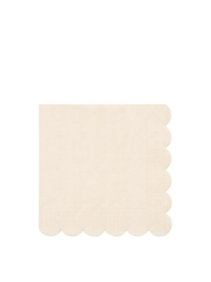 Meri Meri Cream Simply Eco Large Napkins