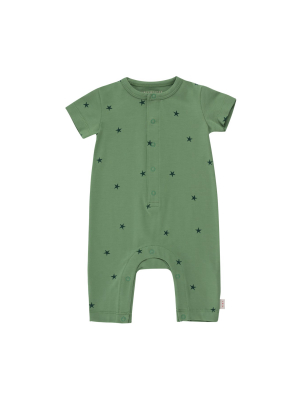 Tiny Cottons Starfish One Piece - Green/ink Blue