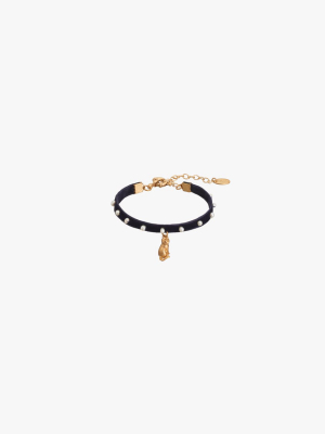 Limited Edition Navy Velvet Bracelet